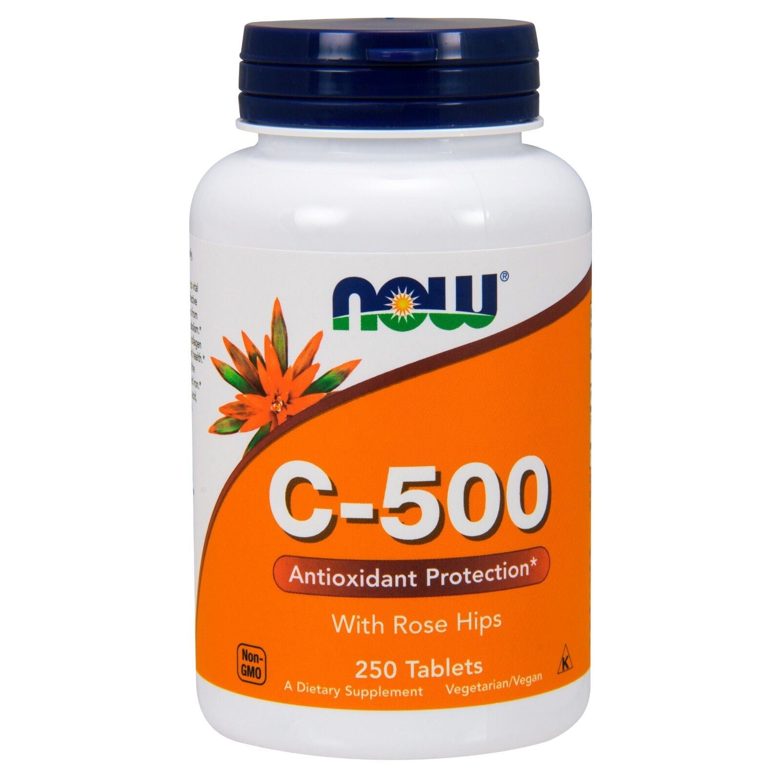 NOW Foods Vitamina C-500, 250 Tabletas