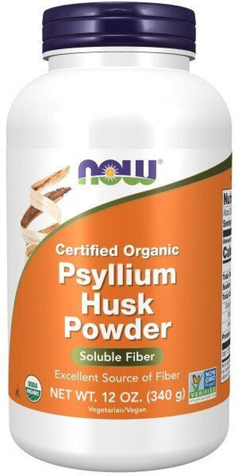 Organic Psyllium Husk Powder 12 Oz Powder