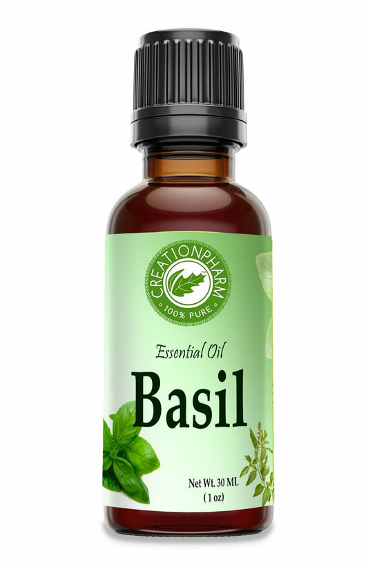 Basil Essential Oil 30Ml (1 Oz) 100% Pure- Albahaca Aceite Esencial