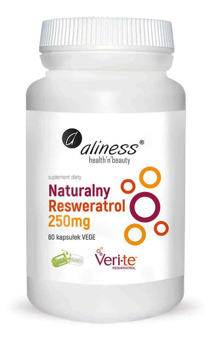 ALINESS Natural Resveratrol Veri-Te 250Mg 60 Vege Capsules