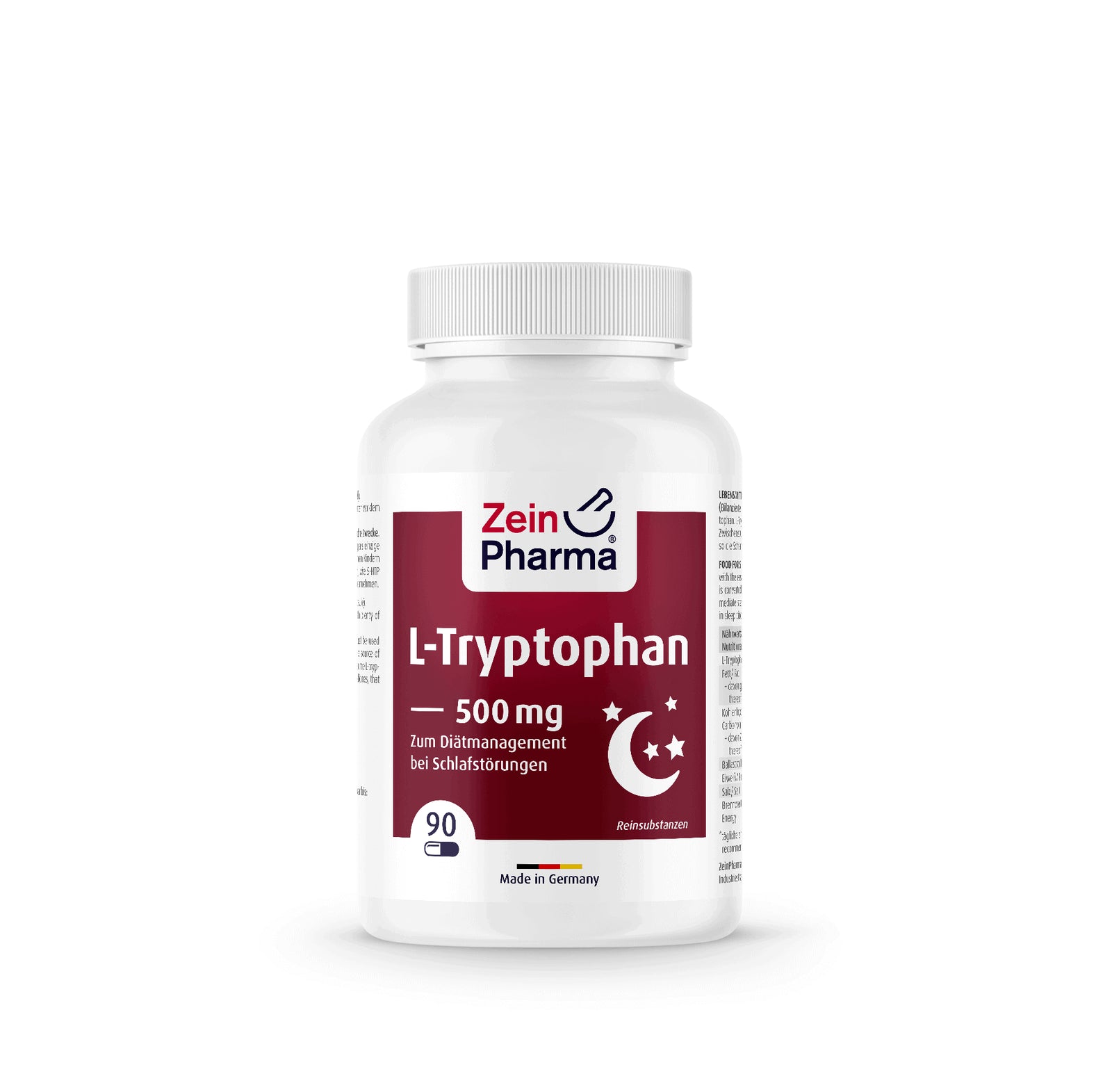 ZEIN PHARMA L-Tryptophan 500Mg (Sleep Support) 90 Capsules