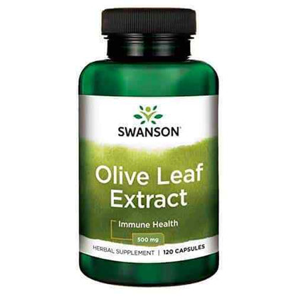 SWANSON Olive Leaf Extract 500Mg 120 Capsules