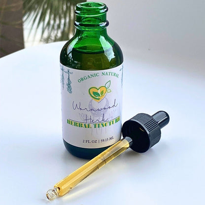 Wormwood Herb Tincture Organic Natural Liquid Herbal Drops 2 FL OZ Digestion Aid