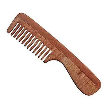 Neem Wooden Comb for Women and Men Hair Growth Anti-Bacterial Set of 4