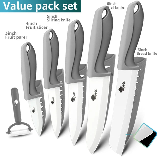 Ceramic Knife Set of Kitchen Knives