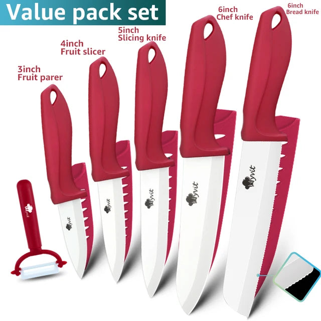 Ceramic Knife Set of Kitchen Knives