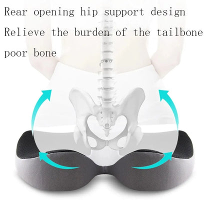 Cushion Non Slip Orthopedic Memory Foam Prostate Cushion for Tailbone Sciaticaback Pain Relief Comfort Chair Car Seat