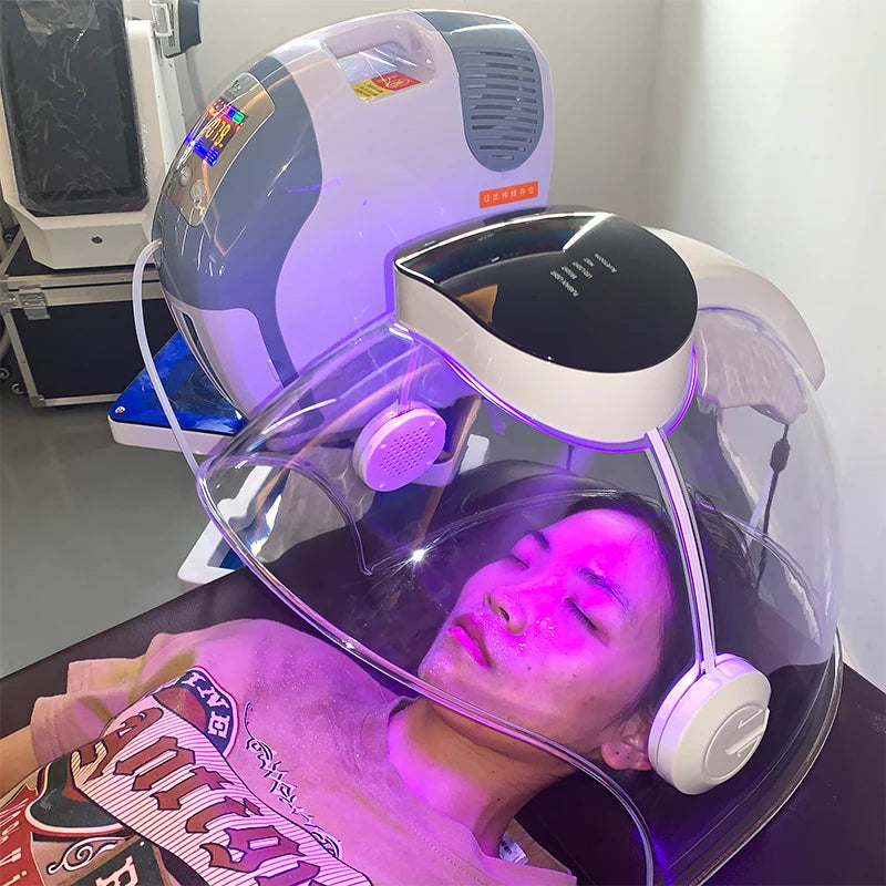 Hyperbaric Oxygen Mask and Led Therapy Hydrogen Machine