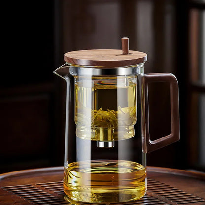 Heat Resistant Glass Teapot 