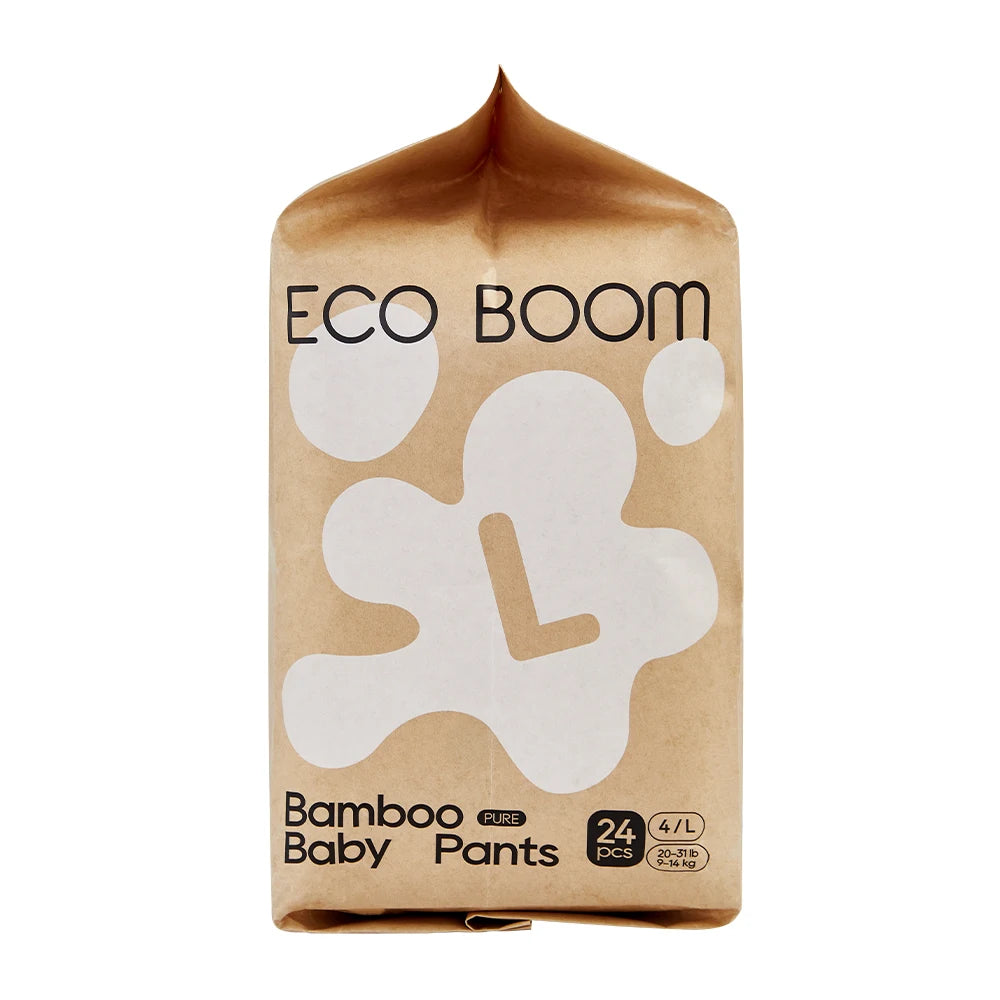 ECO BOOM Bio Biodegradable Compostable Natural Diaper Pants