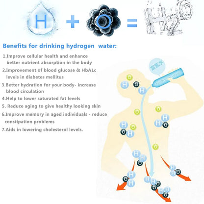 Hydrogen Water Generator Bottle (Antioxidant)