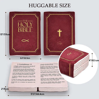 Holy Bible Pillow Book Plush Soft Plushies 