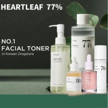 Korean Anua Heartleaf Skin Care Set 