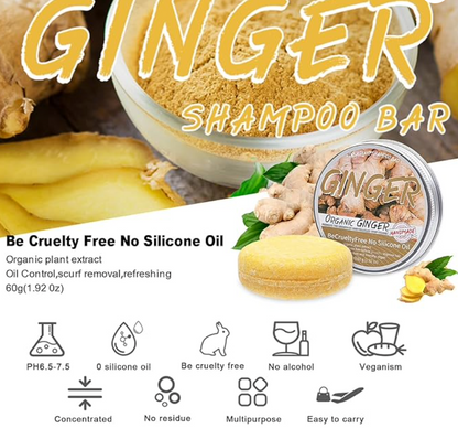 Ginger Hair Growth Shampoo Bar