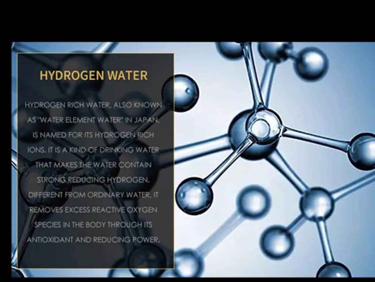 Hydrogen Water Generator Bottle (Antioxidant)