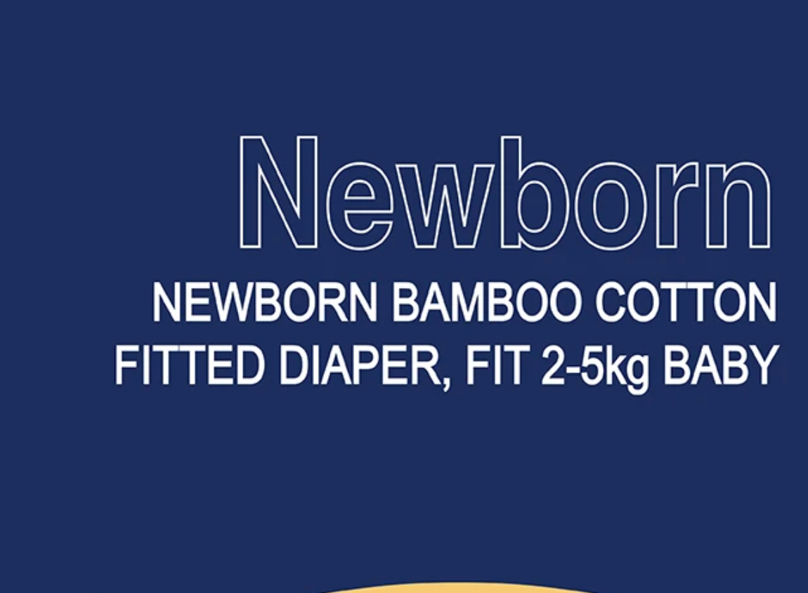 Organic Bamboo Washable Baby Diaper Nappy