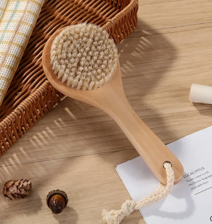 Eco Natural Bamboo/Wood Body Brush Circulation, Exfoliate, Lympathic and Cellulite