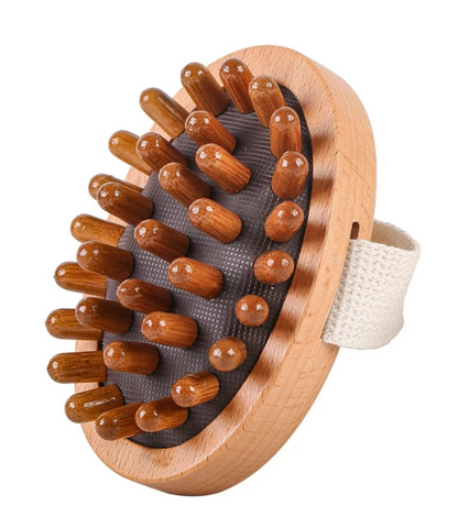 Eco Natural Bamboo/Wood Body Brush Circulation, Exfoliate, Lympathic and Cellulite