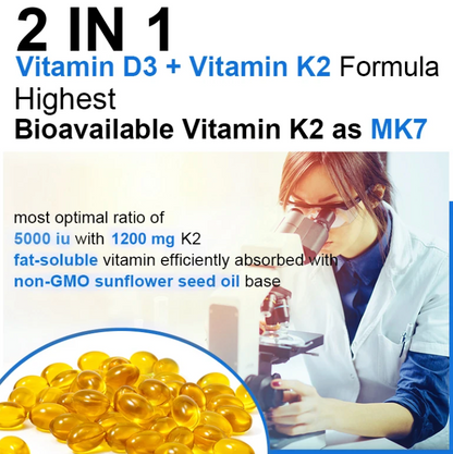 Vitamin D3 and K2