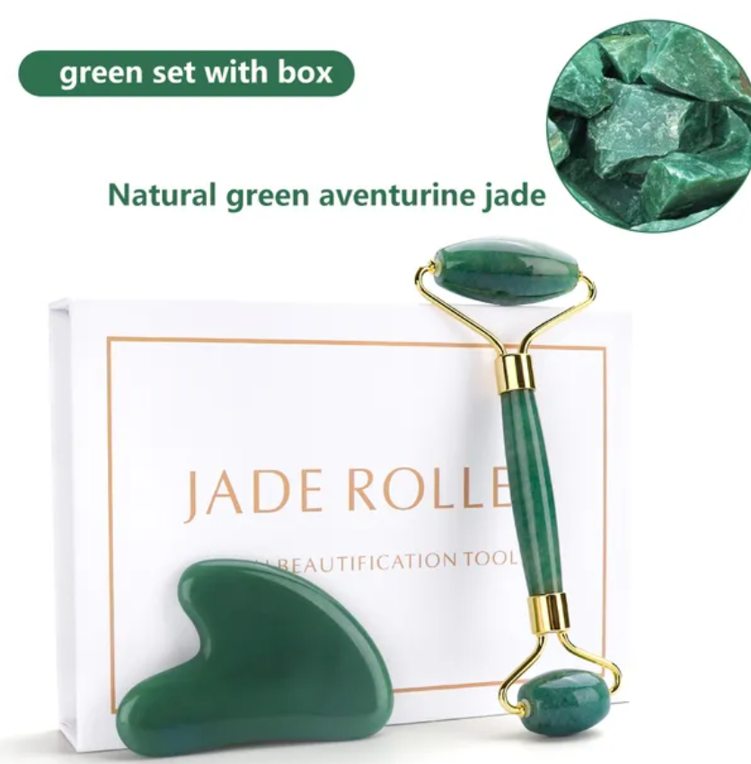 Stone Facial Roller Massage Excercise Stones