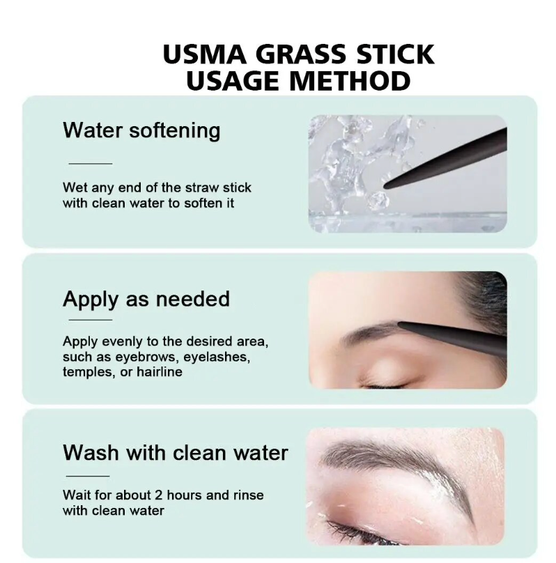 Usma Grass Stick (Natural Hair, Lash, Brow, Beard Growth)