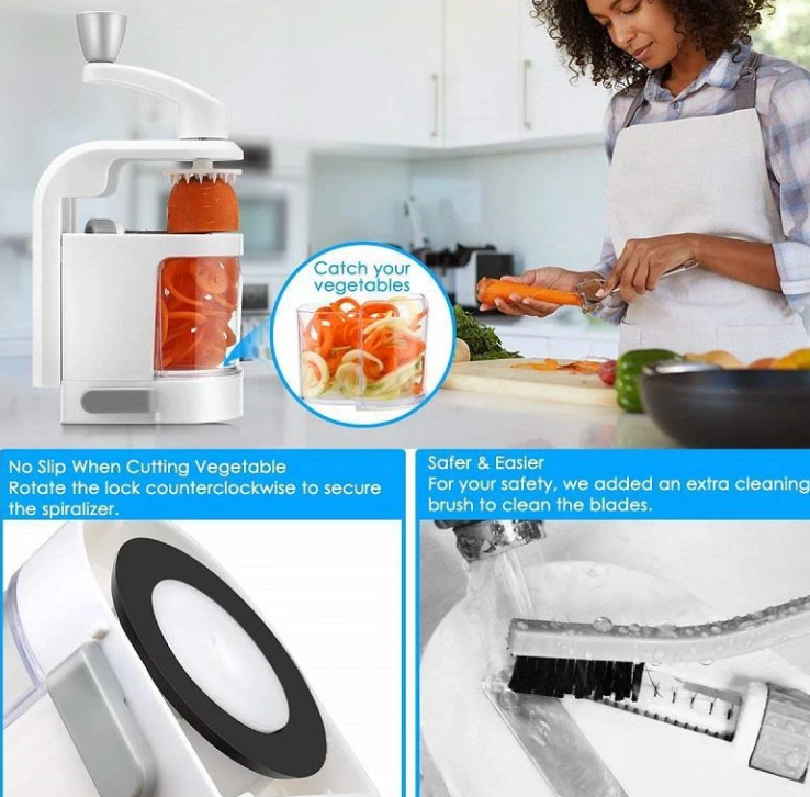 Vegetable Cutter (Vegetable Spiraliser, Automatic Vegetable Grater)