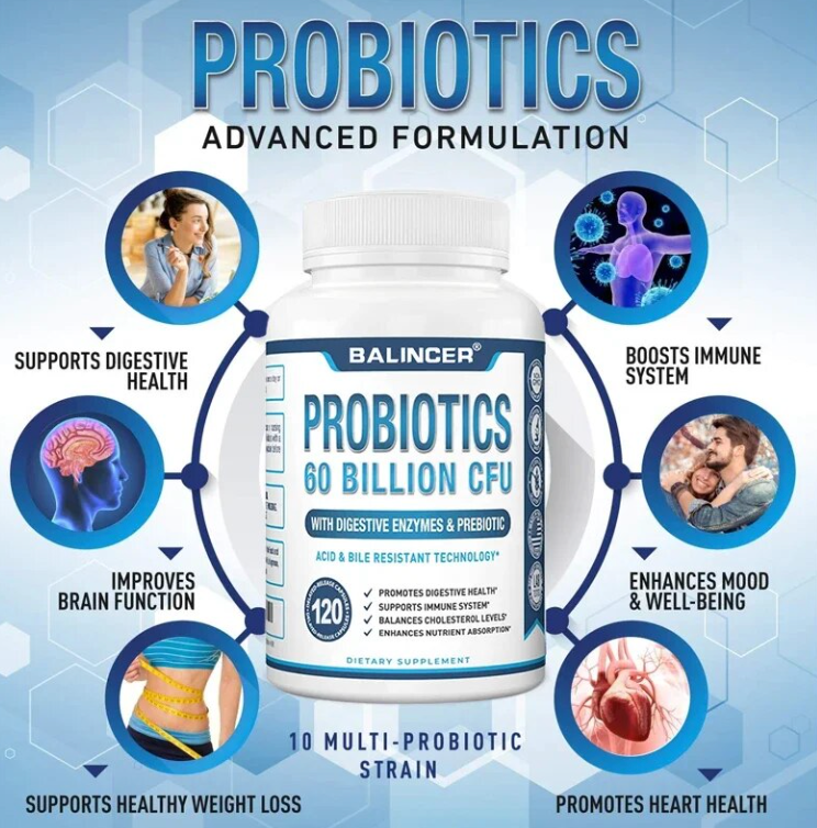 Organic Probiotics Prebiotics Blend