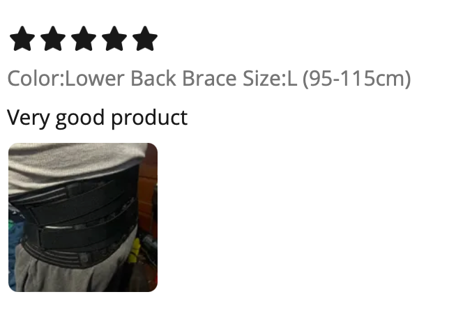 Lower Back Brace (Back support)