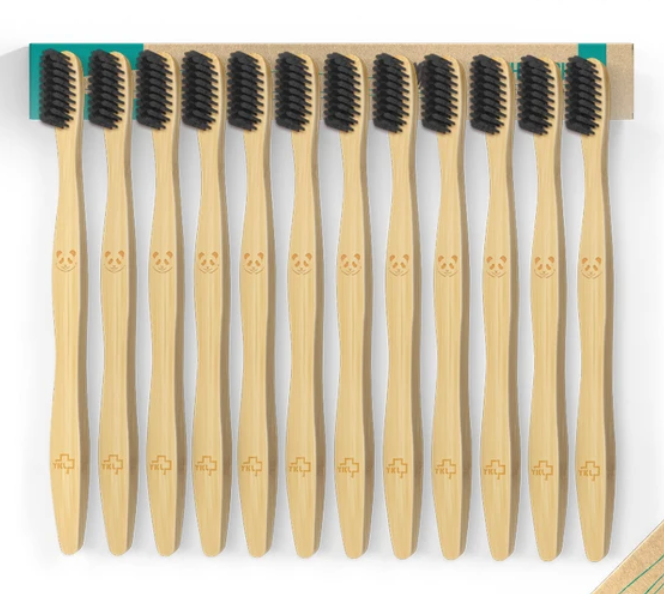 ECO Natural Bamboo Toothbrush and Hair brush