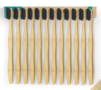 ECO Natural Bamboo Toothbrush and Hair brush