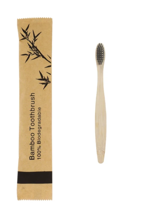 ECO Natural Bamboo Toothbrush and Hair brush