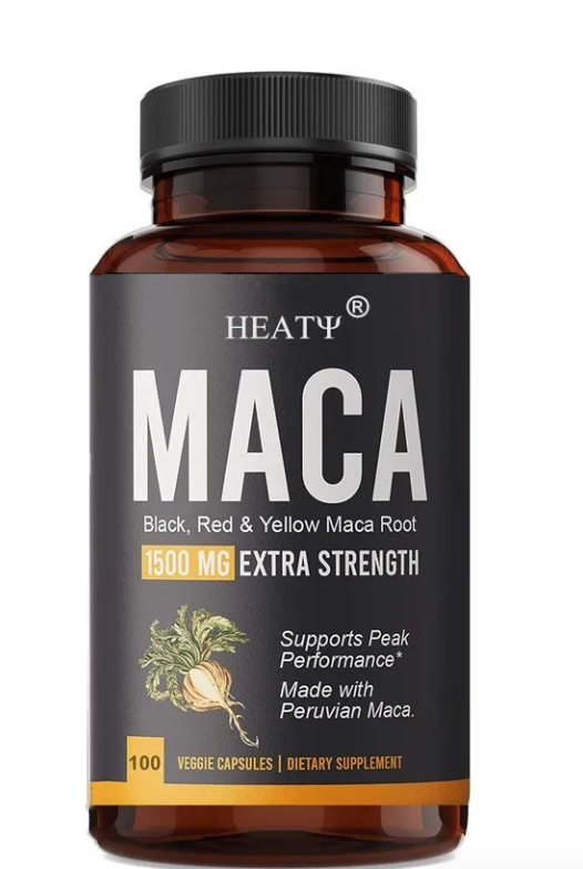 Black, Red and Yellow Maca Capsules 100