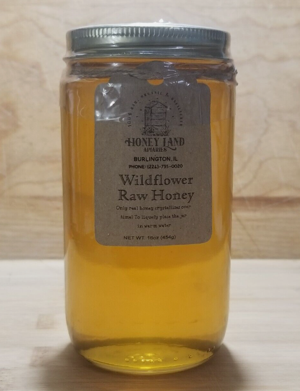 Raw Honey Unfiltered Unheated