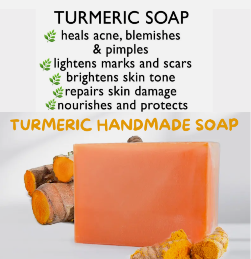 Turmeric Soap Bar for Face & Body-Tumeric Soap Acne