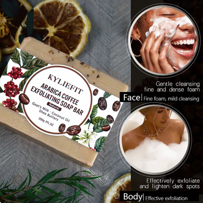 KYLIEFIT Arabica Coffee Exfoliating Soap