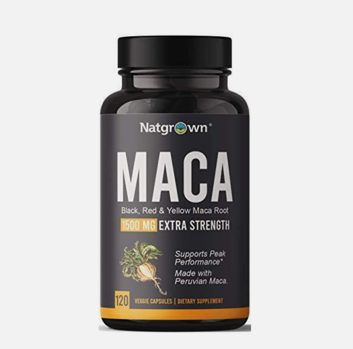 Black, Red and Yellow Maca Capsules 100