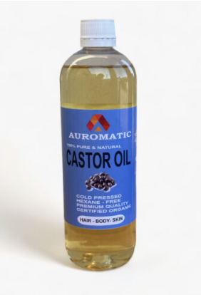 1 Litre Castor Oil 100% Pure Cold Pressed (1000Ml)