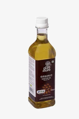 1 Litre Castor Oil 100% Pure Cold Pressed (1000Ml)