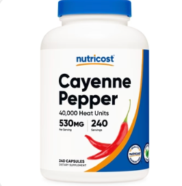 Cayenne Pepper 530Mg, 240 Capsules - Gluten Free, Non-Gmo