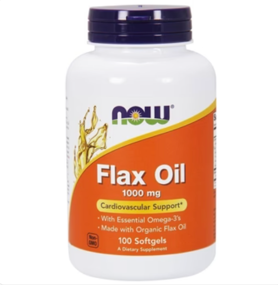 Flax Oil 1000Mg 100 Softgel