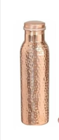 100% Pure Copper Water Hammered Bottle 950 Ml