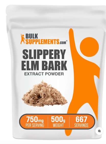 Organic Slippery Elm Bark Powder, 1 Lb Bag