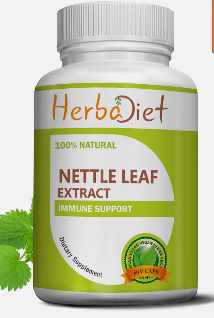 Nettle Leaf Capsules - 500Mg Each - (Urtica Dioica) Kosher Fresh