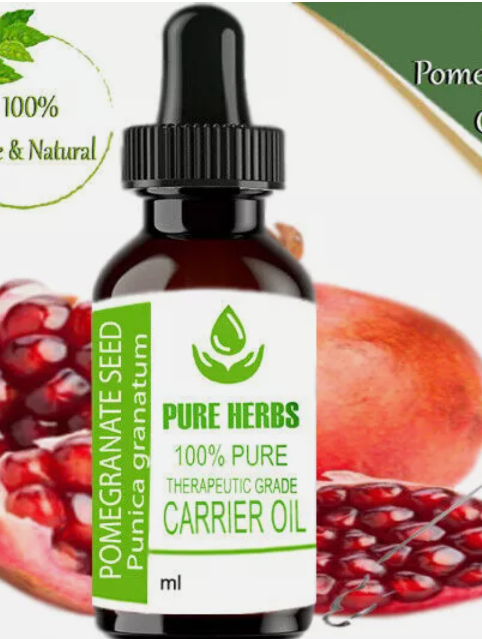 PREMIUM POMEGRANATE SEED OIL UNREFINED ORGANIC COLD PRESSED FRESH PURE SKIN CARE