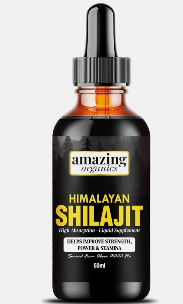 Himalayan Shilajit Drops: Detox, Boost, Brain. Fulvic Acid, Minerals. 2 FL OZ