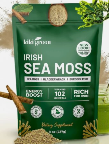 Sea Moss Bladderwrack Burdock Root Powder Seamoss - Dr Sebi - Chondrus Crispus