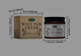 Wild Yam Cream Progesterone Cream 4Oz/ Wild Yam Cream for Hormone Balance/Menopause