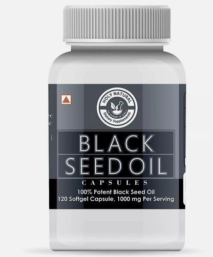 Black Seed Oil 1000Mg, Premium Cold Pressed, Non-Gmo, Vegan