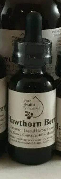 Hawthorn Berry Tincture Organic Liquid Herbal Drops 2 FL OZ Natural Cardiac Aid