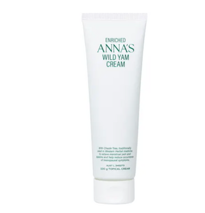 Anna's Wild Yam Cream (annas yam cream) chaste berry 100gm